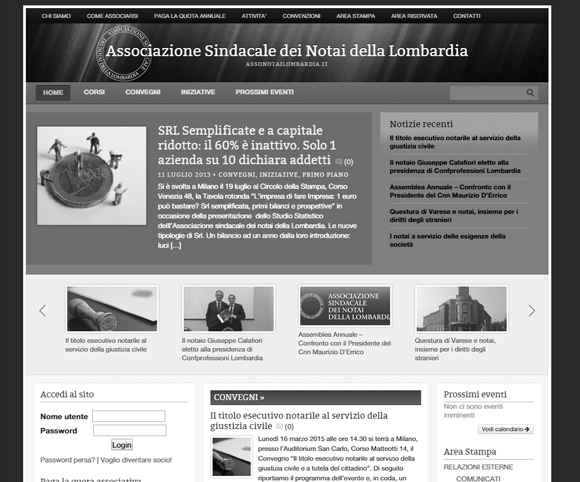 Sito Assonotailombardia.it - Creato da Dario Banfi