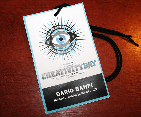 Talk di Dario Banfi al Creativity Day
