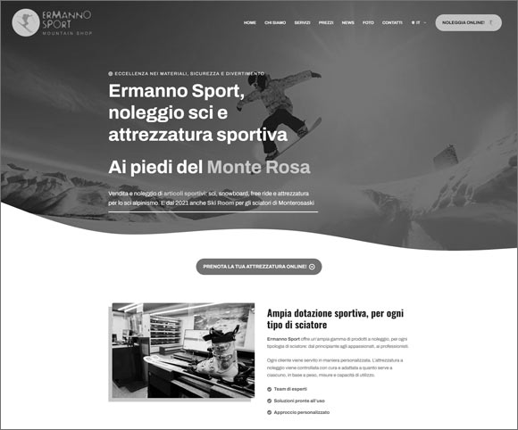 Nuovo sito di Ermanno Sport - Creato da Dario Banfi